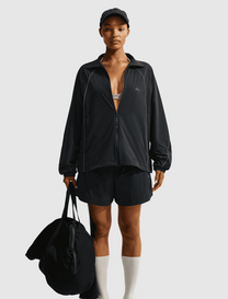 STRETCH NYLON OVERSIZED JACKET